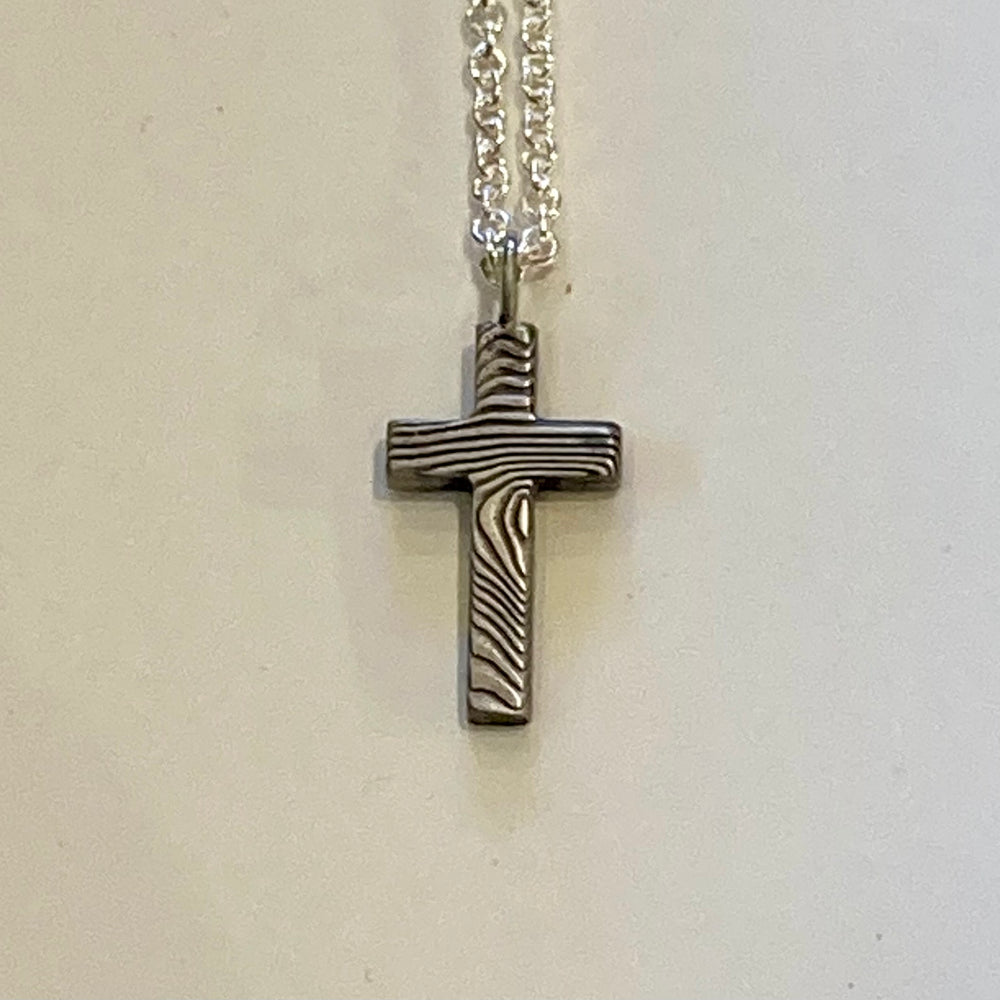 Damascus Steel Crosses
