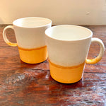 Slipcast Porcelain Mugs from England