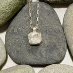 Broken Sterling Silver Pendant Necklace