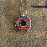Upcycled Wood Skateboard Ball Bearing Necklaces