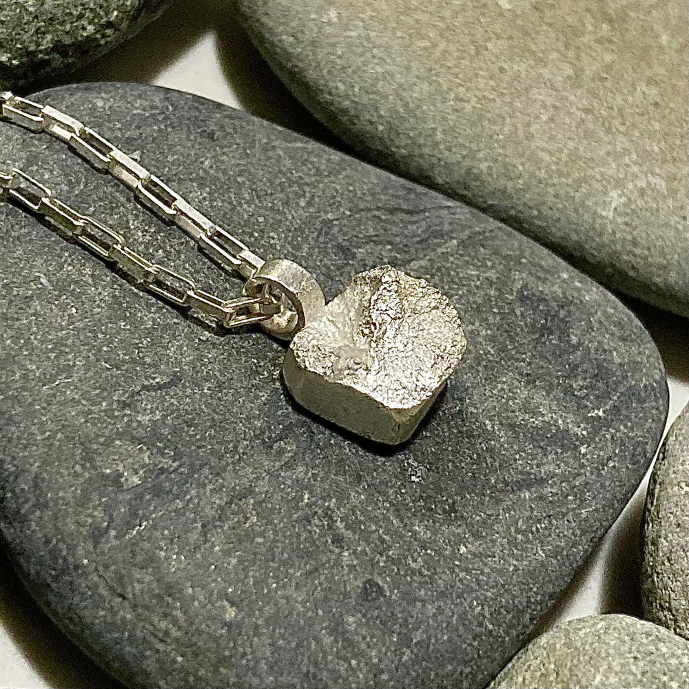 Broken Sterling Silver Pendant Necklace