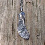 Sterling Silver Maple Seed Wing Necklace