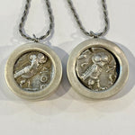 Silver Tetra Drachma of Pallas Athena Coin Necklaces