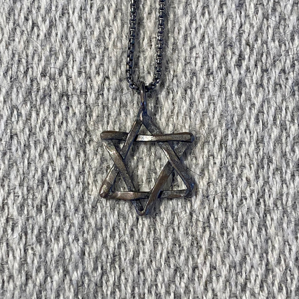 Sterling Silver Star of David Necklace