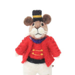 Fair Trade Wool Felt Nutcracker Mouse Ornament