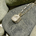 Broken Sterling Silver Pendant Necklace