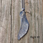 Sterling Silver Maple Seed Wing Necklace