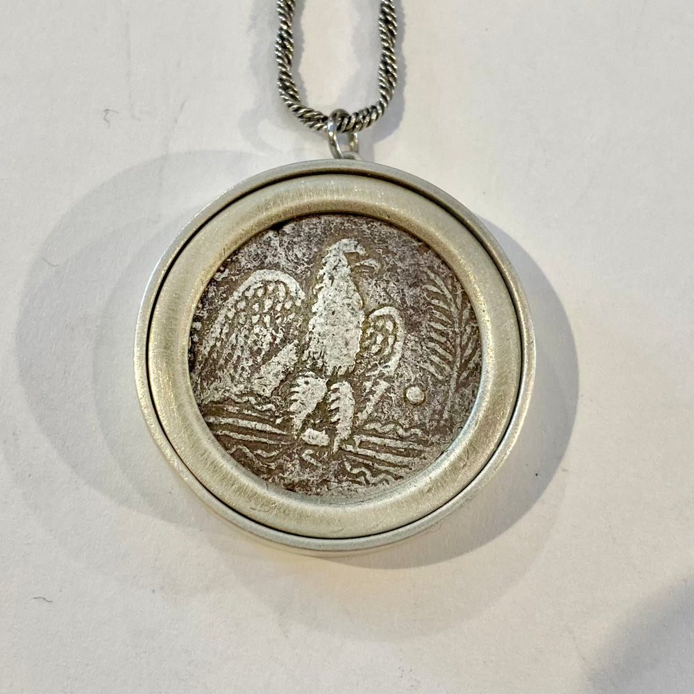 Silver Tetra Drachma of Emperor Nero Coin Necklaces