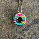 Upcycled Wood Skateboard Ball Bearing Necklaces