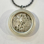 Silver Tetra Drachma of Young Emperor Nero Coin Necklace