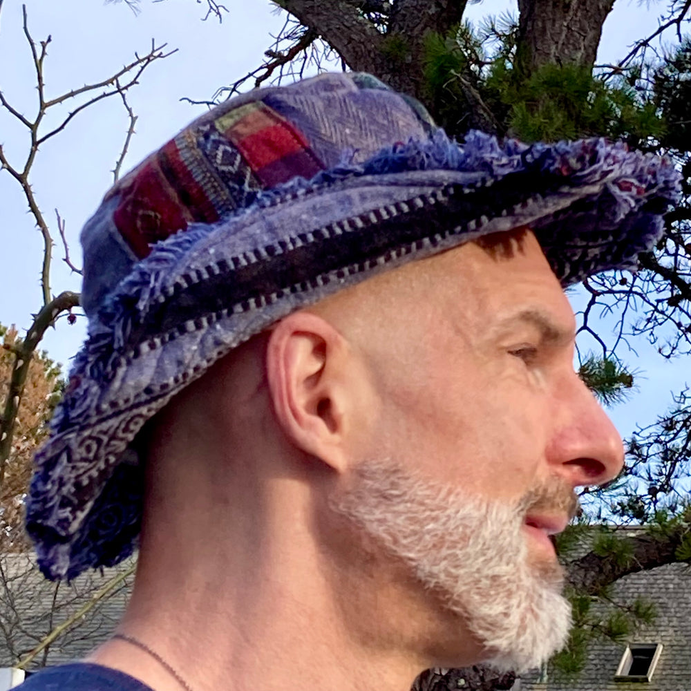 Fair Trade Hemp Patchwork Beach Hats