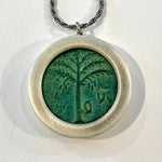 Large Bronze Bar Kokhba Coin Necklace