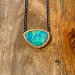 One of a Kind Opal Pendant Necklaces