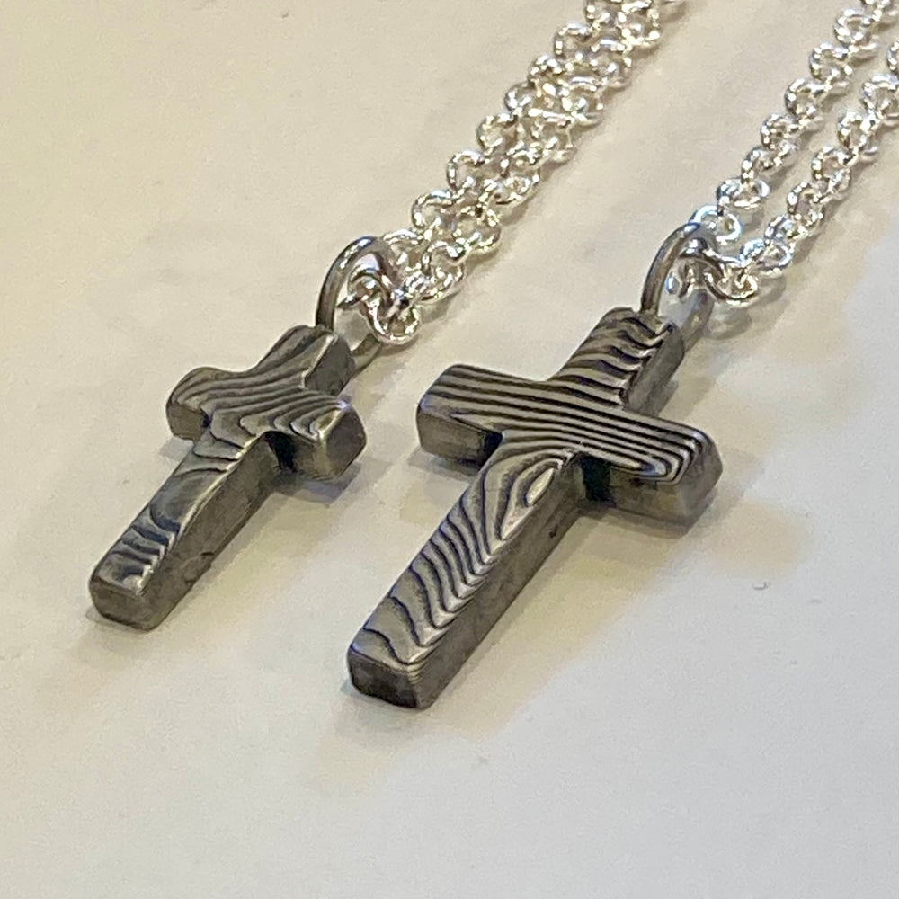Damascus Steel Crosses
