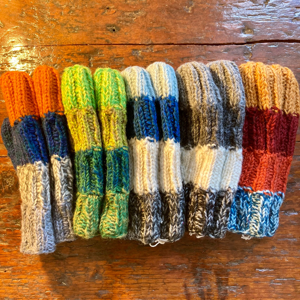 Fair Trade Wool Knit Texting Mittens