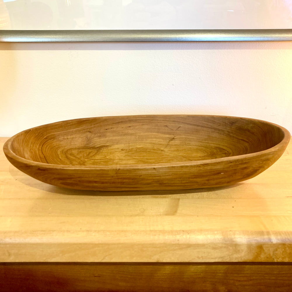 Fair Trade Mahogany Oval Serving Bowls