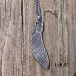 Sterling Silver Maple Seed Wing Necklace