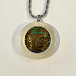 Bronze Emperor Maximian Augustus Coin Necklace