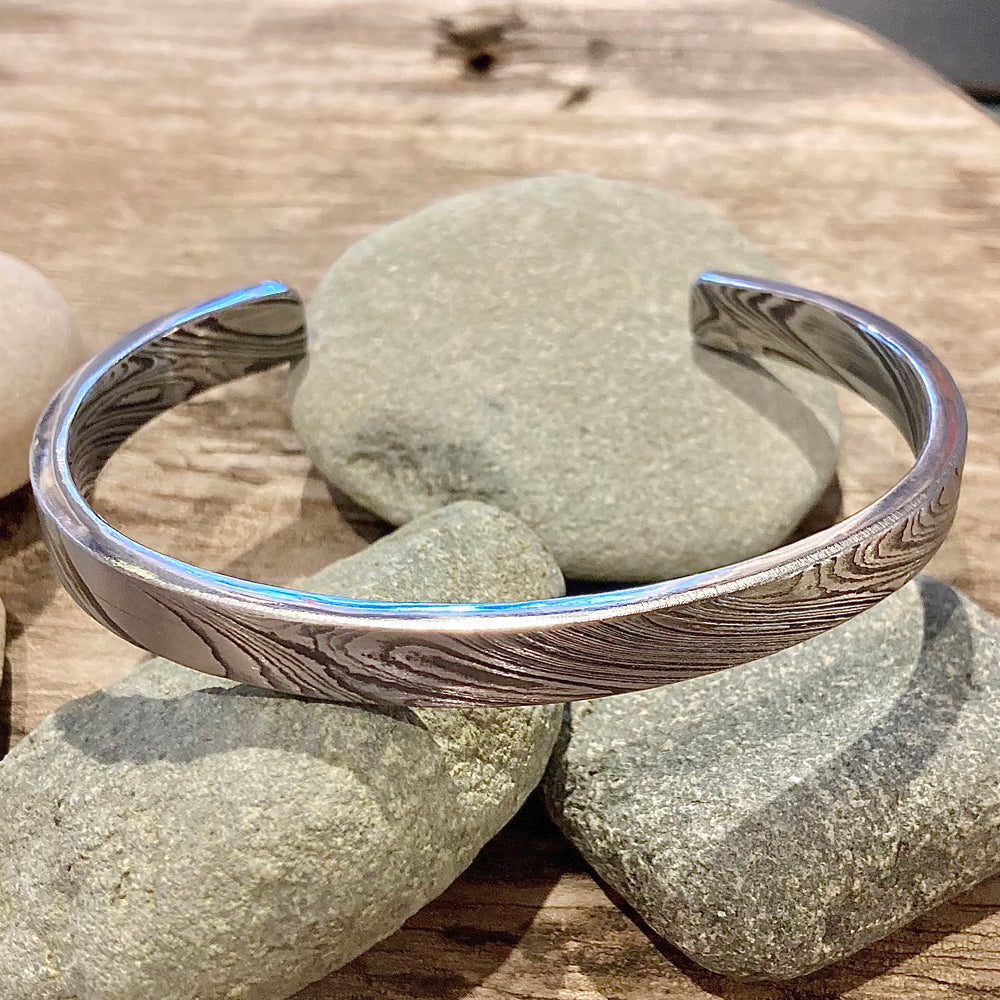 Damascus Steel Cuffs