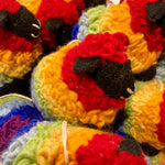 Fair Trade Wool Felt Rainbow Sheep Ornament