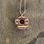 Upcycled Wood Skateboard Ball Bearing Necklaces