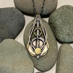 Talisman Sterling Silver Wire Pendant Necklace