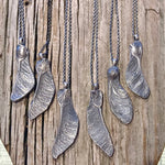 Sterling Silver Maple Seed Wing Necklace