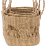Fair Trade Open Weave Sisal Baskets