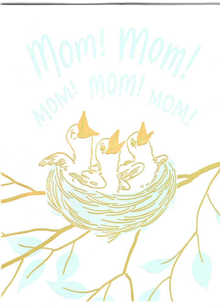 Mom Mom Mom Mom Mom Mothers Day Card