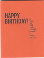 Hard Candies Birthday Card