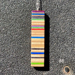 Upcycled Wood Skateboard Column Necklaces