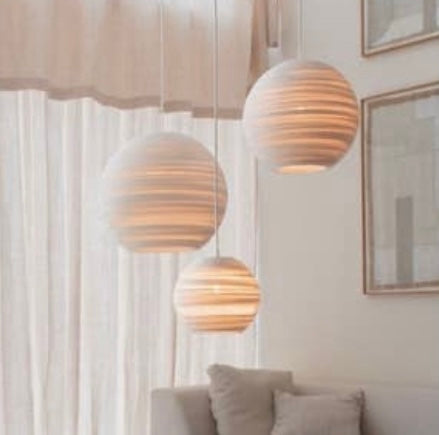 Jupiter Recycled Cardboard Pendant Lights