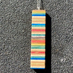 Upcycled Wood Skateboard Column Necklaces