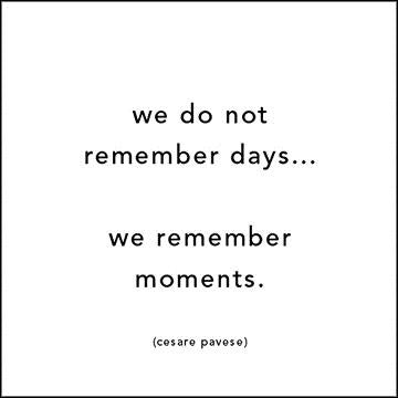 Cesare Pavese "We Do Not Remember Days" Card