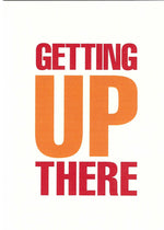 Getting Up There Birthday Card