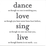 Souza "Dance As Though No One Is Watching You" Card