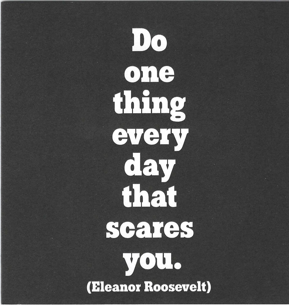 Eleanor Roosevelt "Do One Thing Every Day" Card