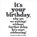Norman Wesley Brooks "It's Your Birthday" Card