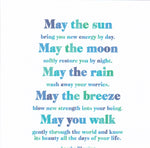 Apache Blessing "May The Sun Bring You New Energy" Card