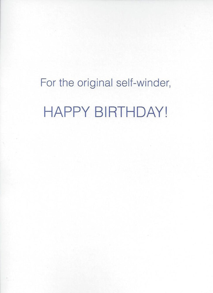You Can't Turn Back The Clock Birthday Card