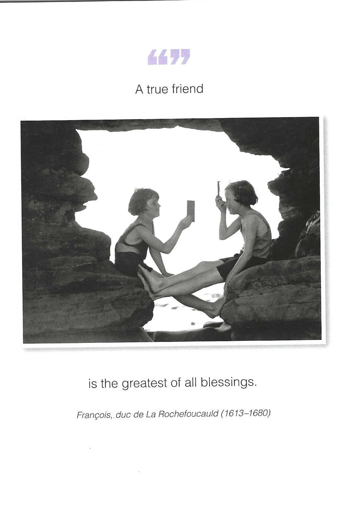 A True Friend Is The Greatest Of All Blessings Thank You Card