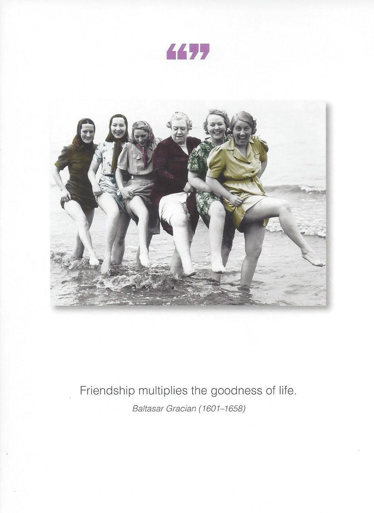 Friendship Multiplies the Goodness Birthday Card