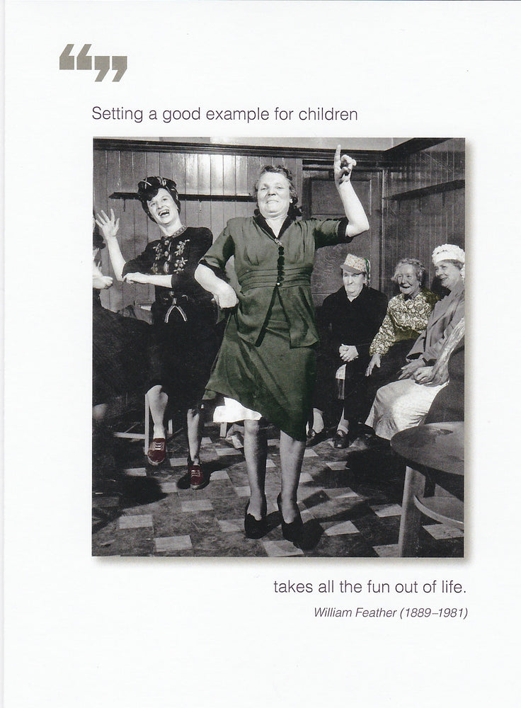 Setting a good example Birthday Card