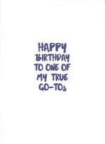 My Barista Birthday Card