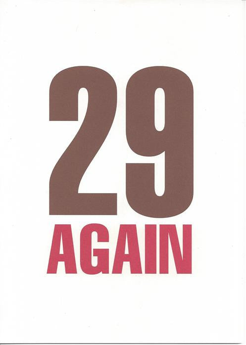 29 Again Birthday Card