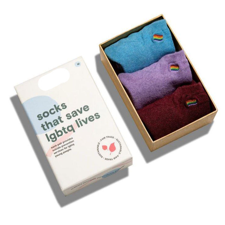 Rainbow Sock Set That Saves LGBTQ Lives