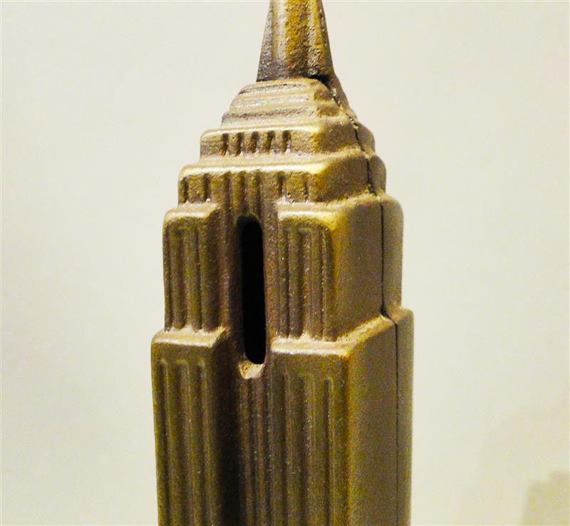 Cast Bronze Empire State Building Coin Bank