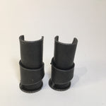 Wrapped Wrought Iron Candle Holder Pair