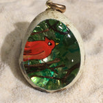 Cardinal Quail Egg Ornament