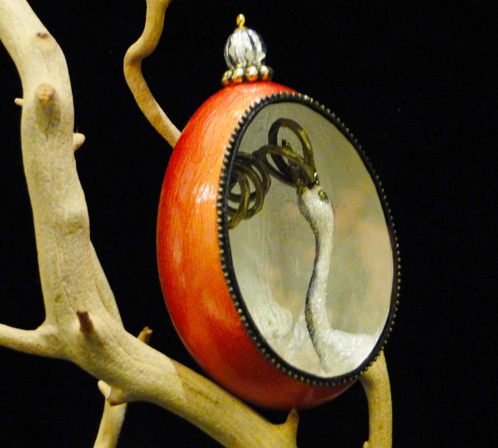 Five Golden Rings Duck Egg Ornament
